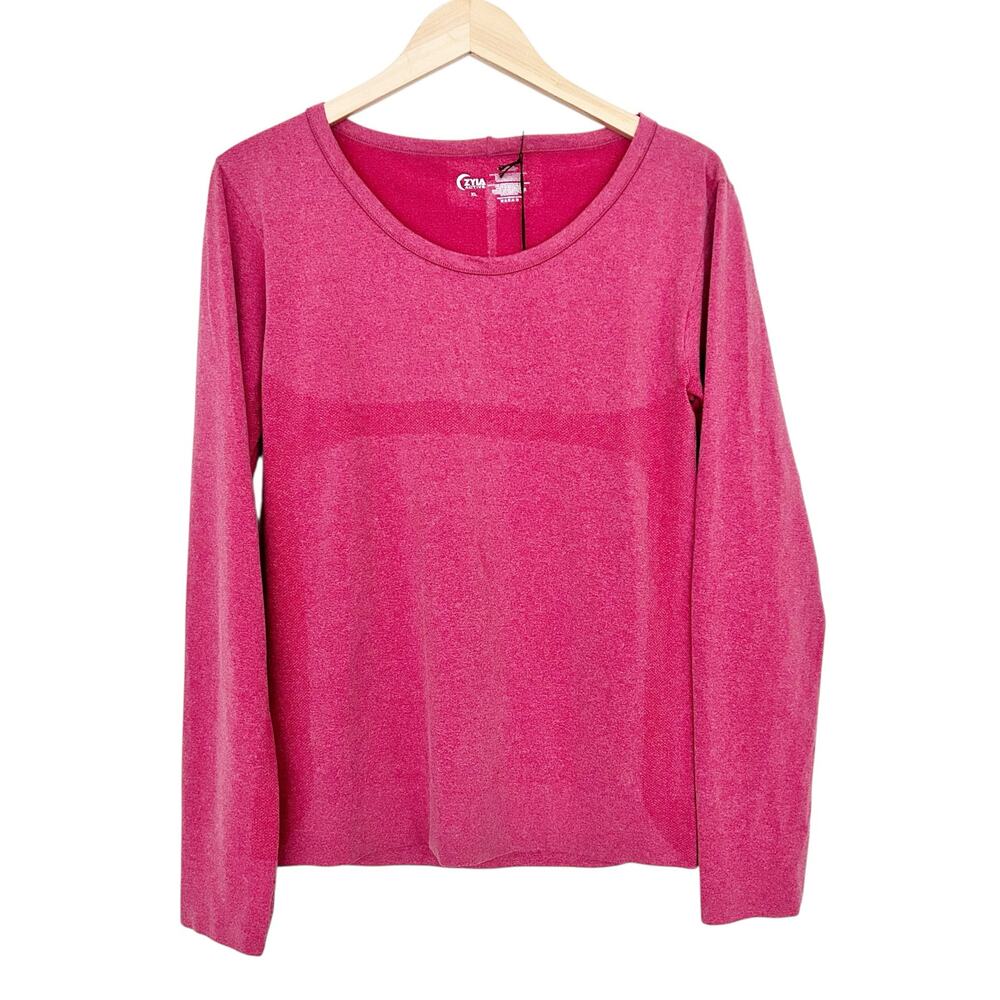 Women's Pink Long Sleeve Top